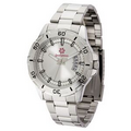 Watch Creations Men's Steel Bracelet Watch w/ Cued Date Window